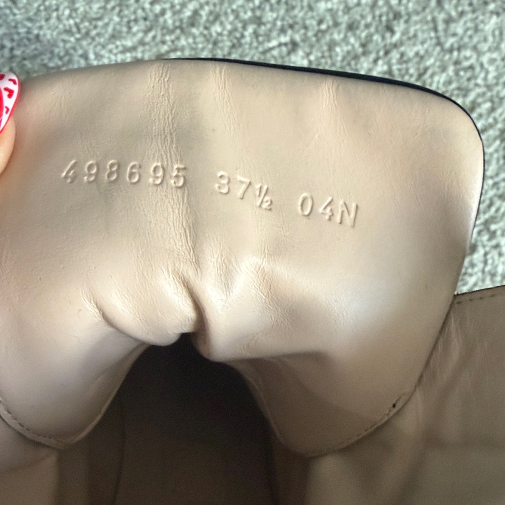 Gucci Combat Boots Removable Pearl Straps 7.5 100% Authentic - Picture 7 of 7